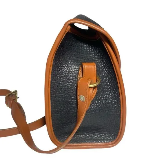 Vintage Dooney & Bourke All-Weather Leather Crossbody Bag Satchel Repainted